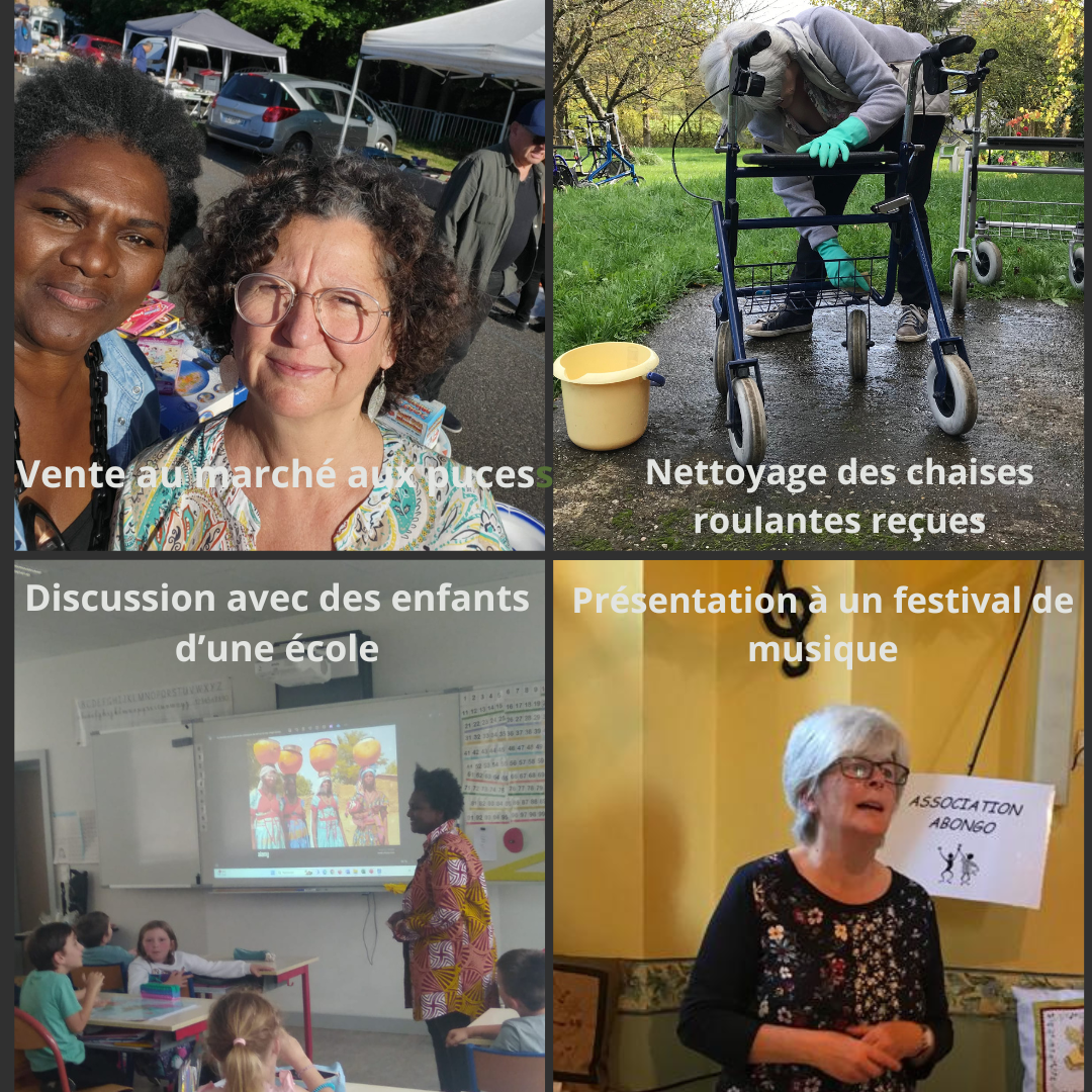 Jeanine, membre Abongo Les membres de l'association Abongo.