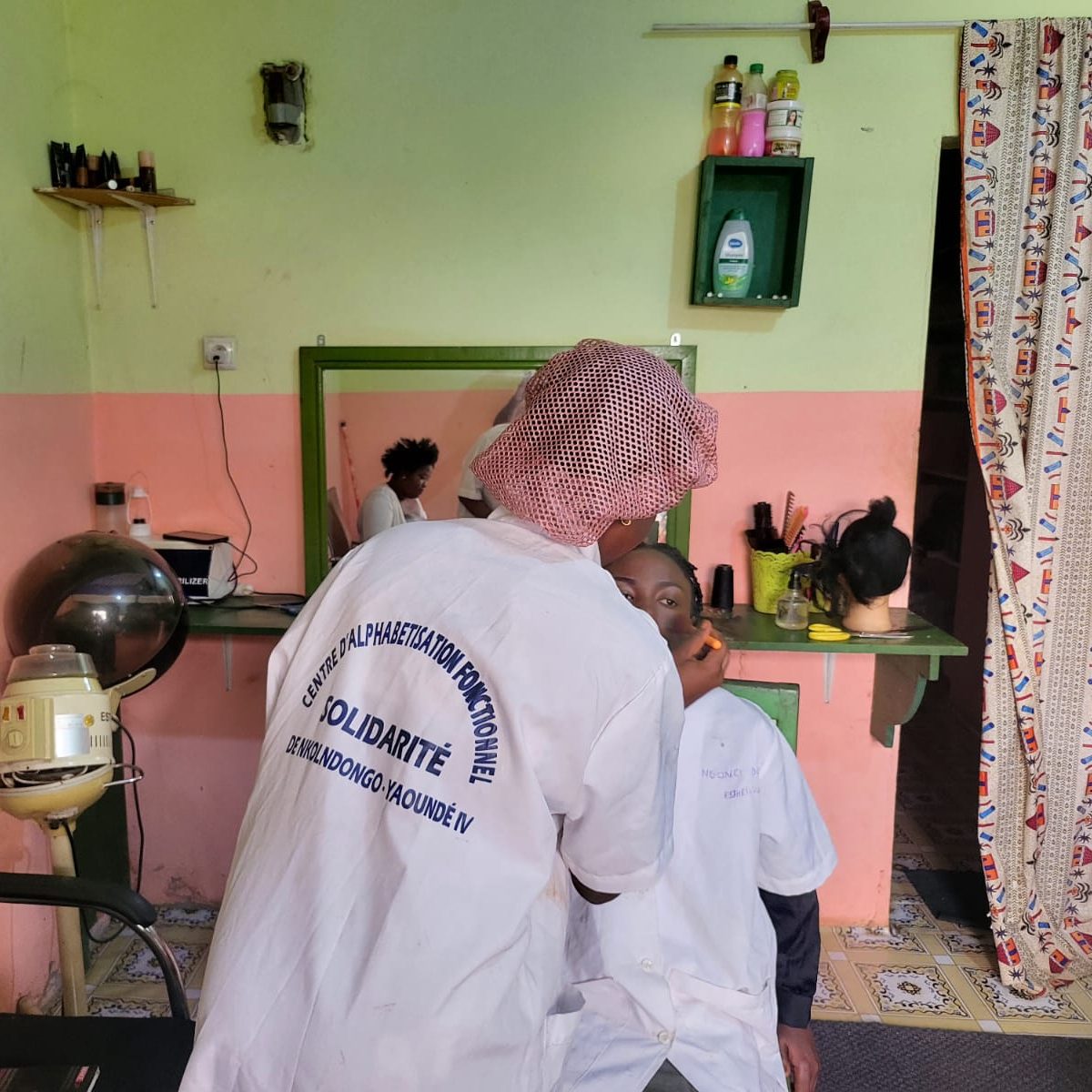 apprenante en Esthétique coiffure