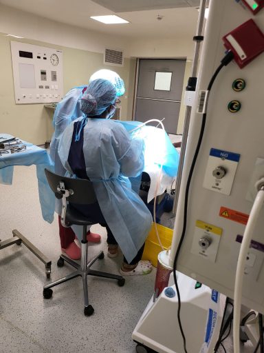 Durant l'intervention chir